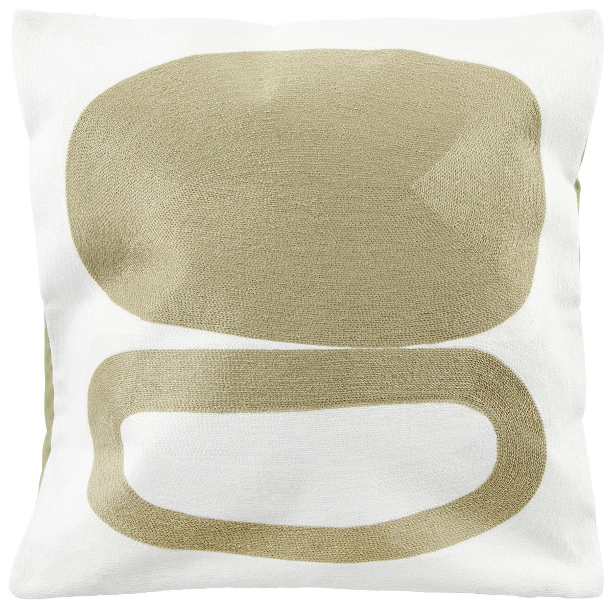 KISSENHÜLLE 45/45 cm  - Olivgrün, Basics, Textil (45/45cm) - Novel