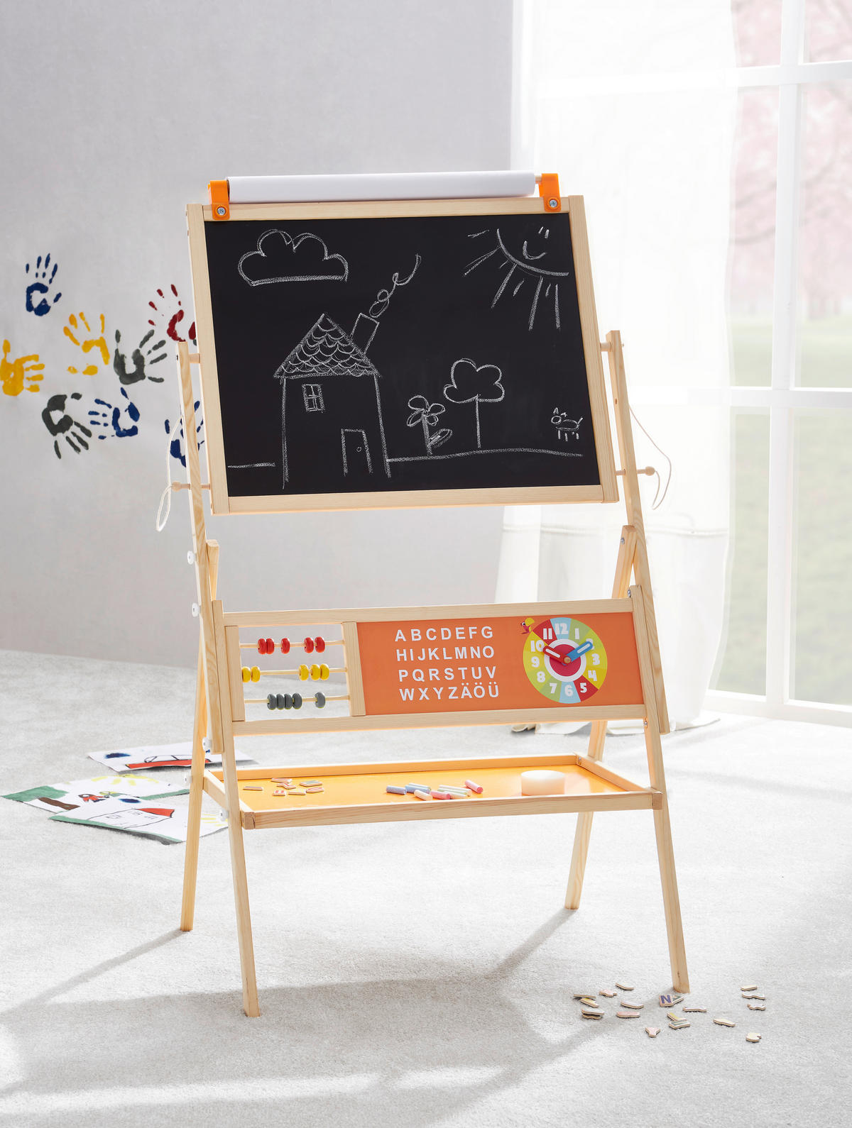MALTAFEL  - Naturfarben, Basics, Holz/Papier (43,3/68,5/112cm) - My Baby Lou