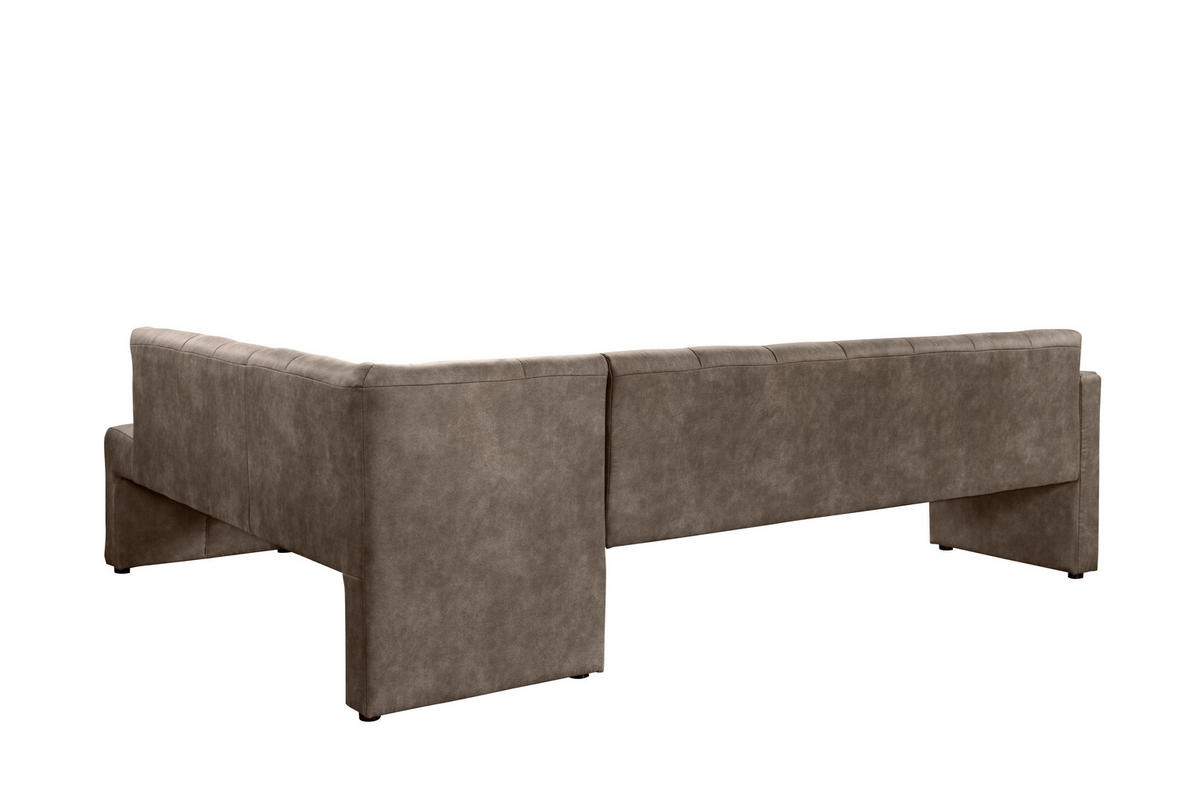 ECKBANK 265/197 cm  in Taupe  - Taupe/Schwarz, MODERN, Holz/Holzwerkstoff (265/197cm) - Livetastic