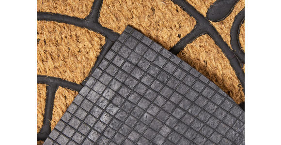 KOKOSMATTE 45/75 cm Mix Mats - Hellbraun/Schwarz, Basics, Naturmaterialien/Kunststoff (45/75cm) - Esposa