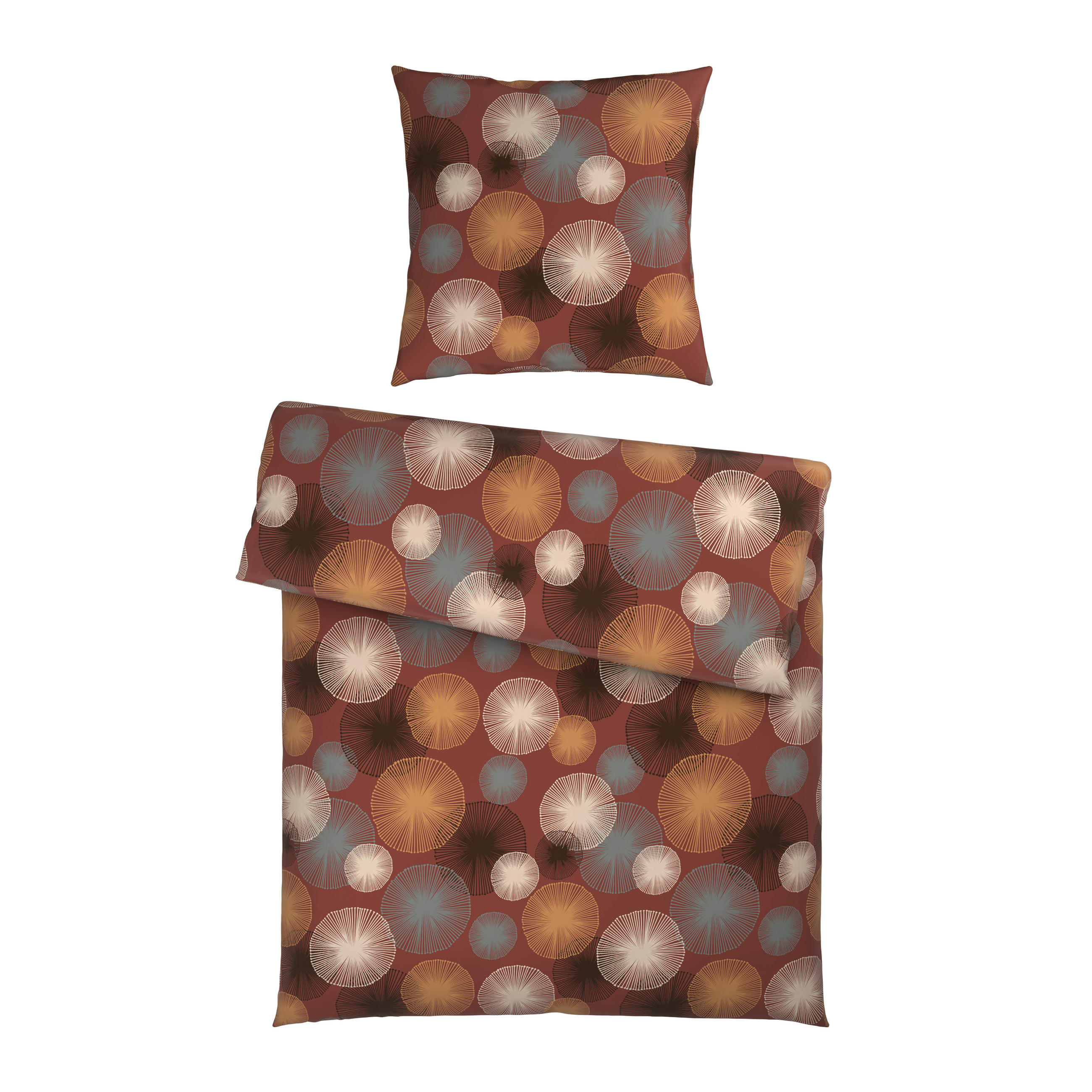 BETTWÄSCHE Satin 135/200 cm  - Braun, Textil (135/200cm) - Esposa