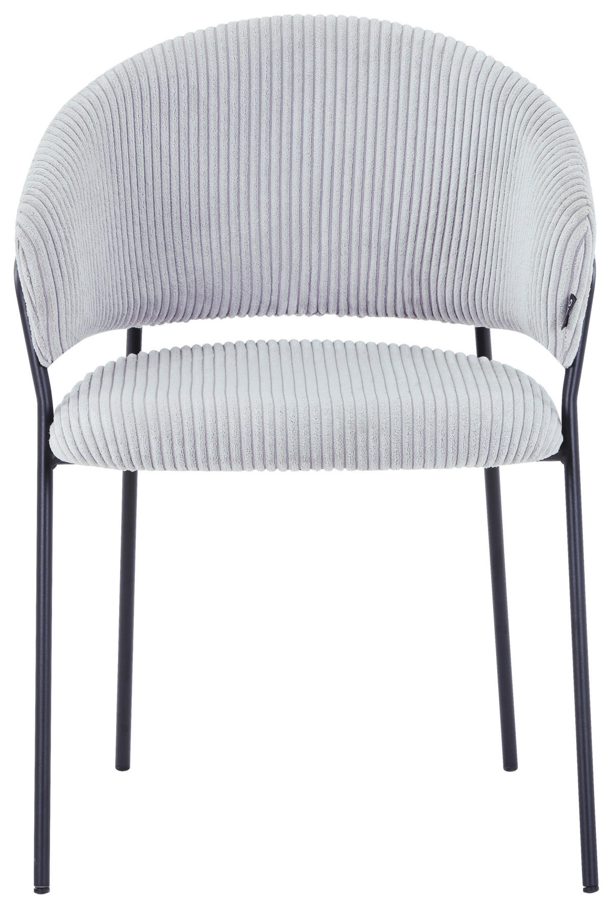 STOLICA  crna, svetlosiva       - svetlosiva/crna, metal/tekstil (57/80/55cm)