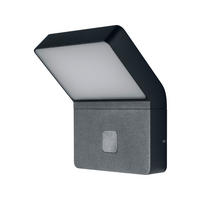 LED-AUßENLEUCHTE 11,8/17,6/21,2 cm   - Dunkelgrau, Basics, Kunststoff/Metall (11,8/17,6/21,2cm) - Osram