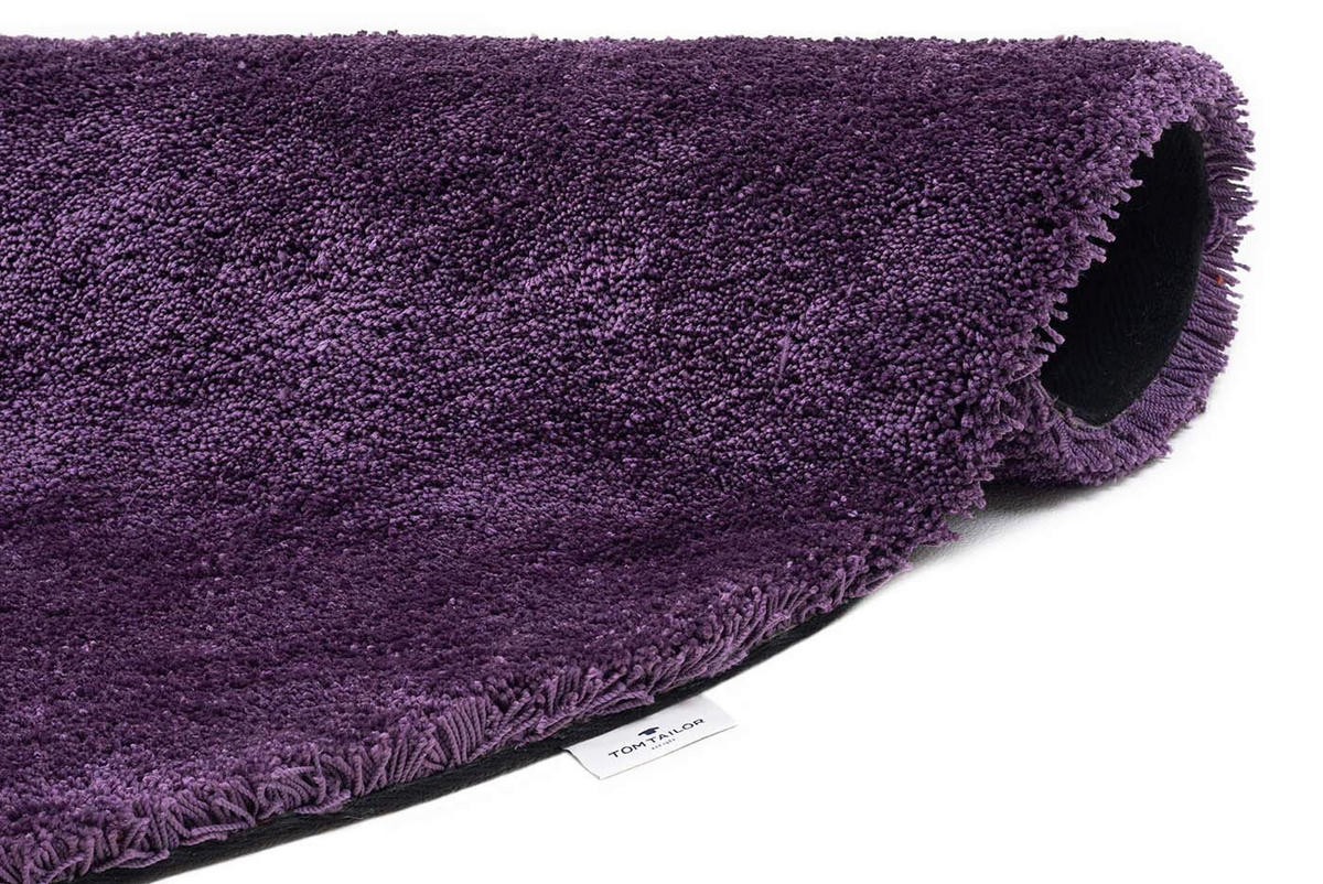 PREPROGA Z VISOKIM FLOROM Cozy   taftano  lila  - lila, Basics, tekstil (140/140cm) - Tom Tailor
