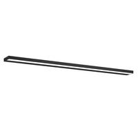 LED-WANDLEUCHTE 120/10,5/2,5 cm   - Schwarz, Design, Kunststoff/Metall (120/10,5/2,5cm) - Helestra