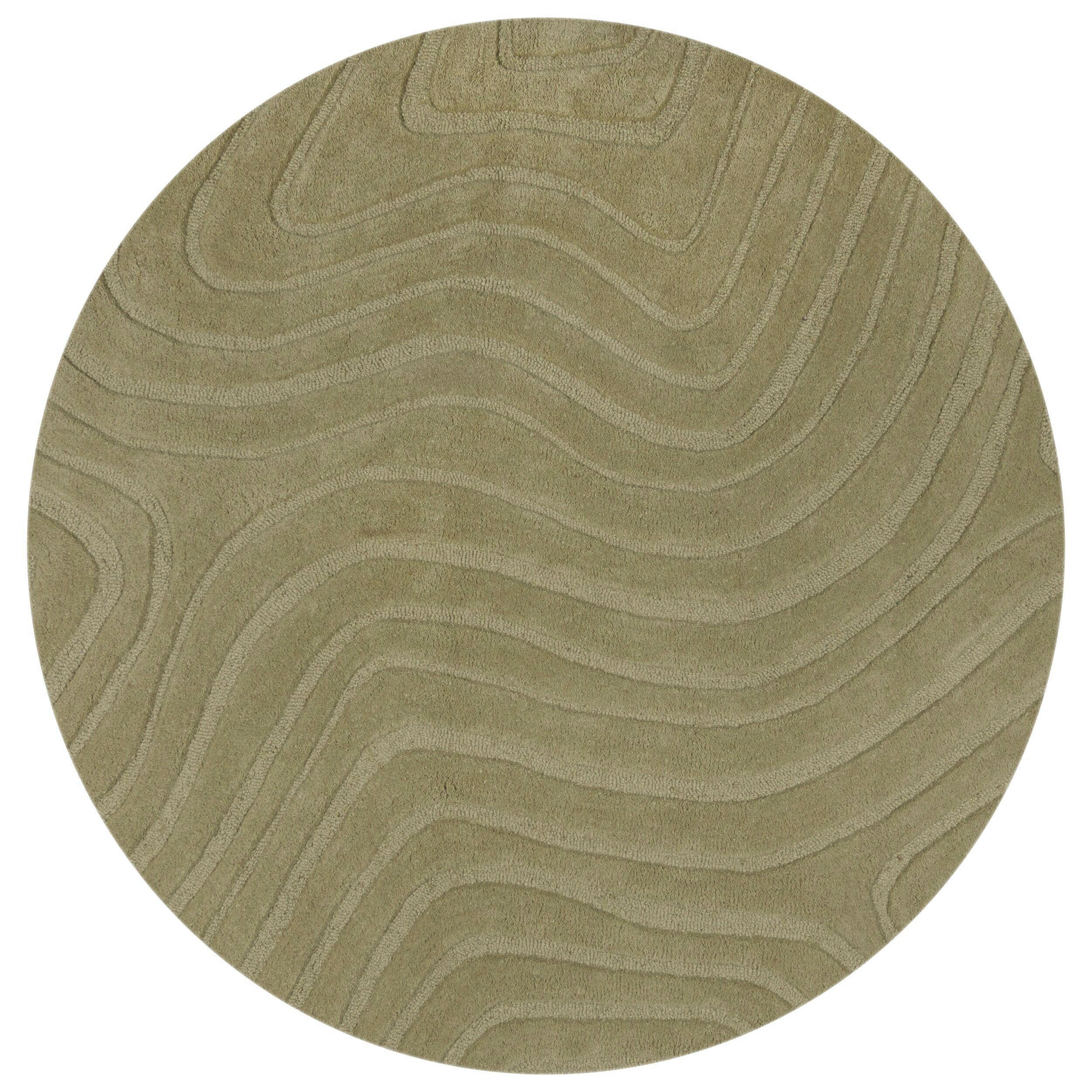 Flair Rugs VLNĚNÝ KOBEREC, 160/160 cm zelená