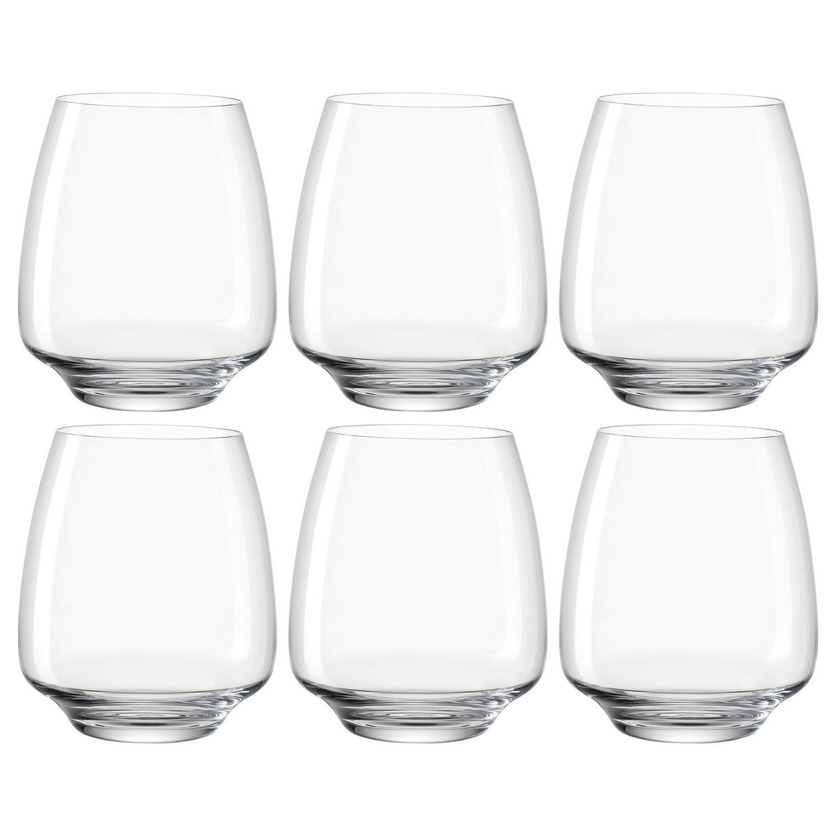 GLÄSERSET Cesti 6-teilig  - Transparent, Basics, Glas (9/10,3/9cm) - Leonardo