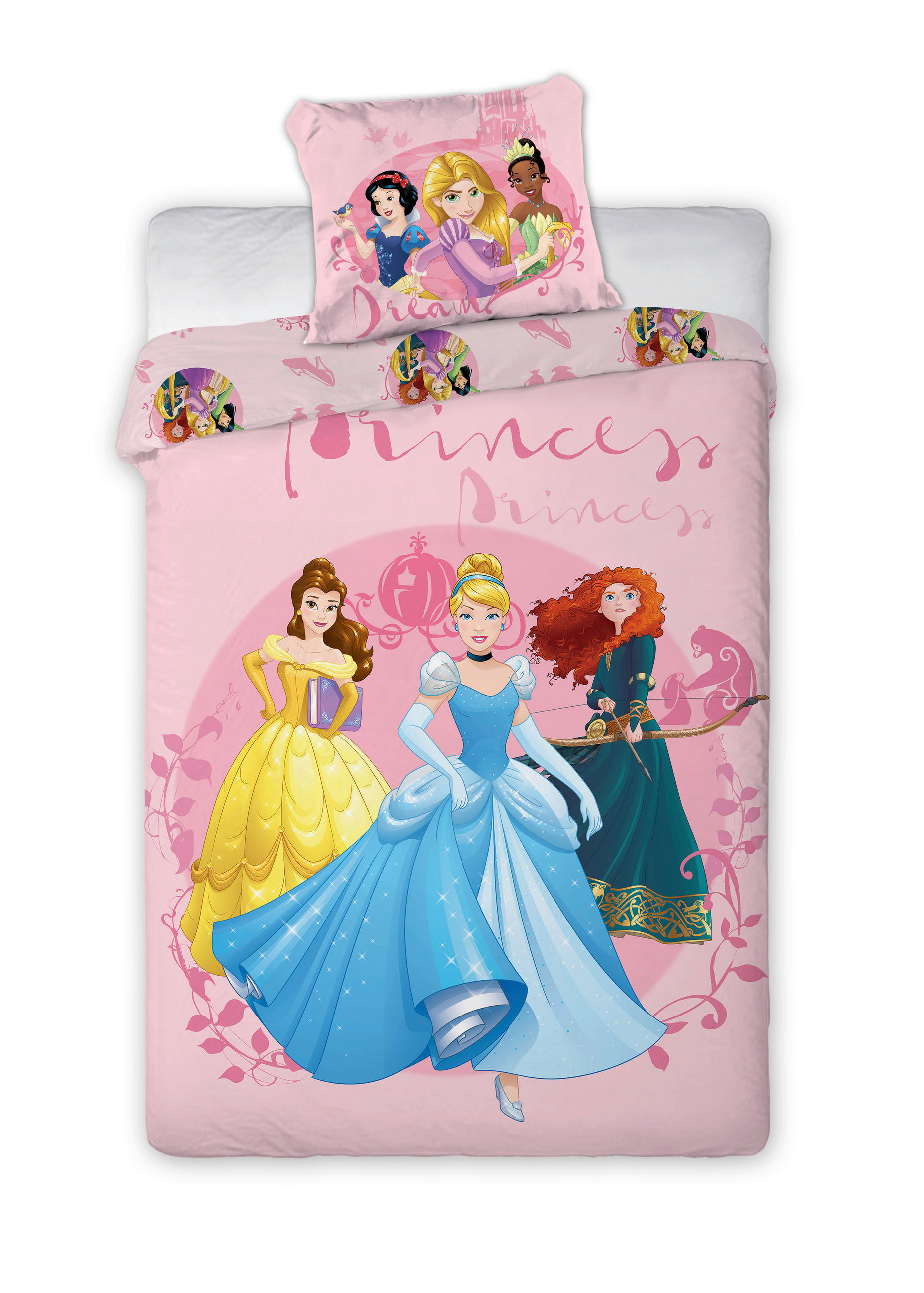 DJEČJA POSTELJINA 140/200 cm   - pink, Basics, tekstil (140/200cm) - Disney