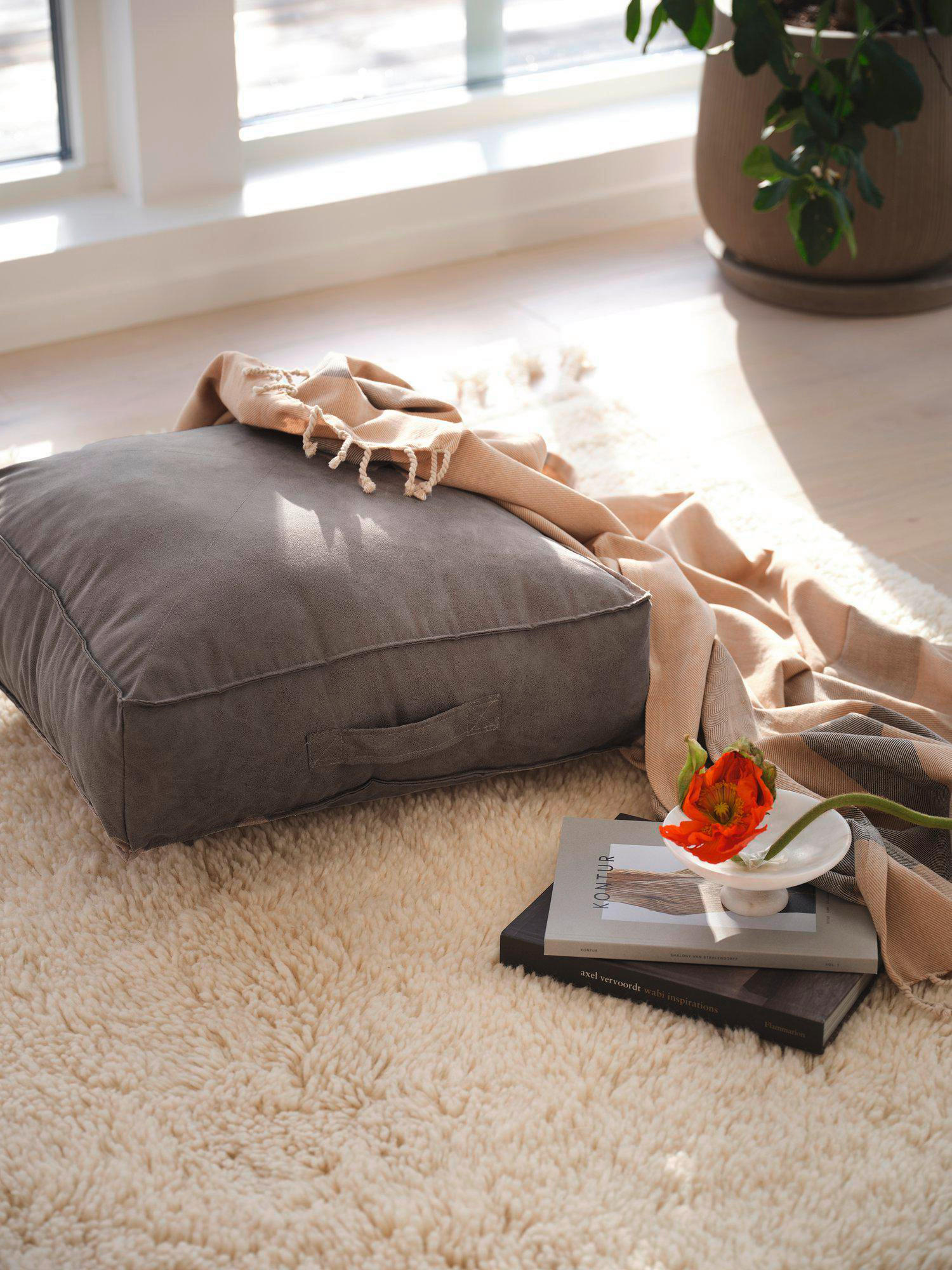 SITZKISSEN 50/50 cm  - Braun, Basics, Textil (50/50cm) - Svanefors