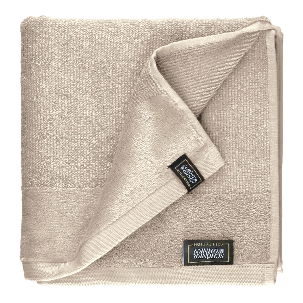 FROTTIERSET SW-Sense Blau, Beige 5-teilig  - Blau/Beige, Basics, Textil (70x140/50x100cm) - Schöner Wohnen