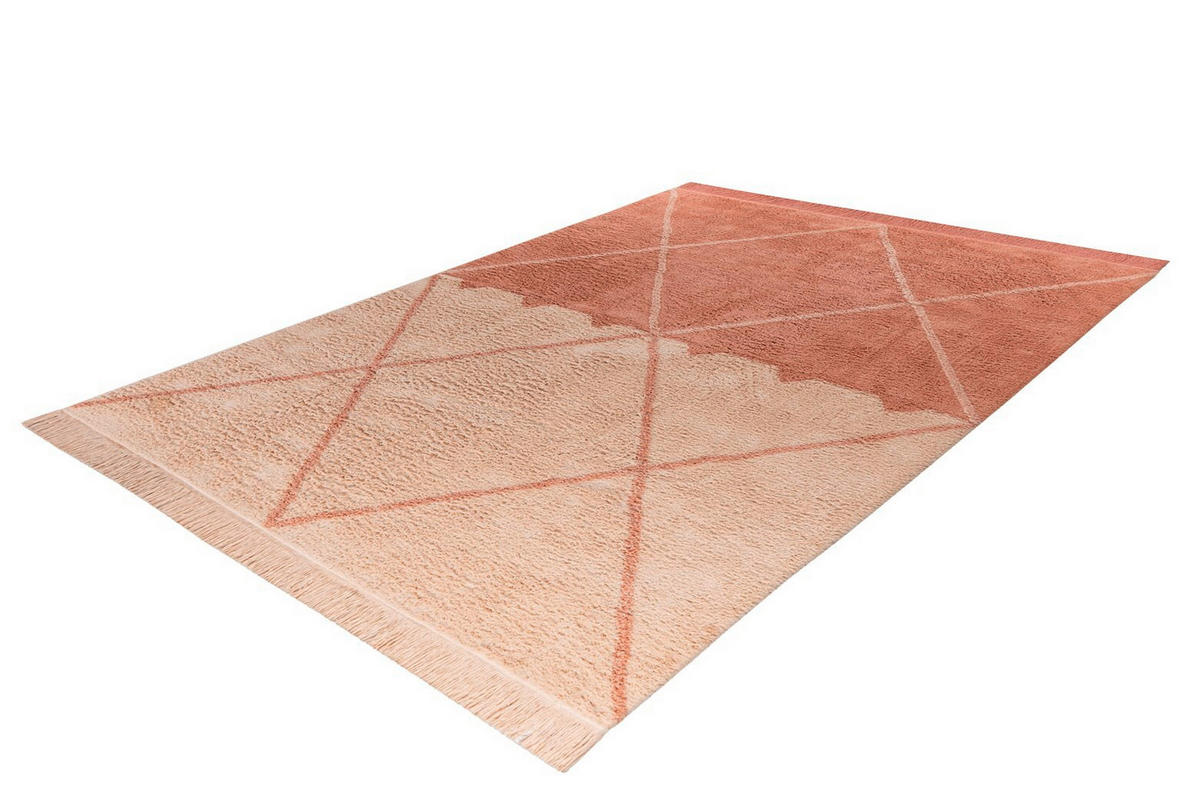 TEPPICH 120/170 cm Mylen 225 Creme / Altrosa Creme, Altrosa  - Creme/Altrosa, KONVENTIONELL, Textil (120/170cm)