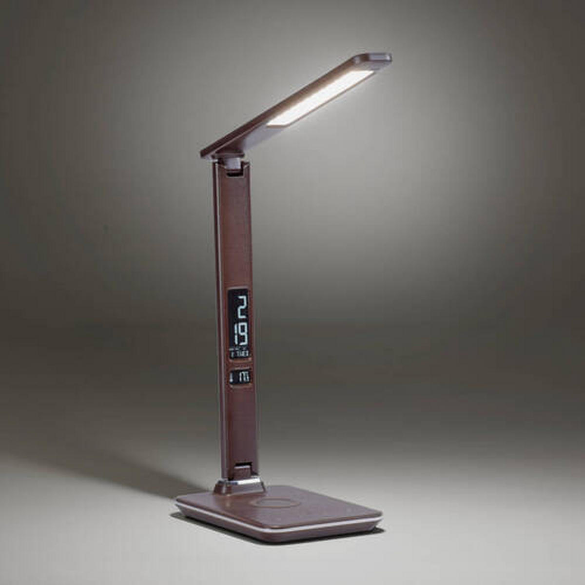 LED-TISCHLEUCHTE 31/14/60 cm   - Braun, Basics, Kunststoff/Metall (31/14/60cm) - Paul Neuhaus