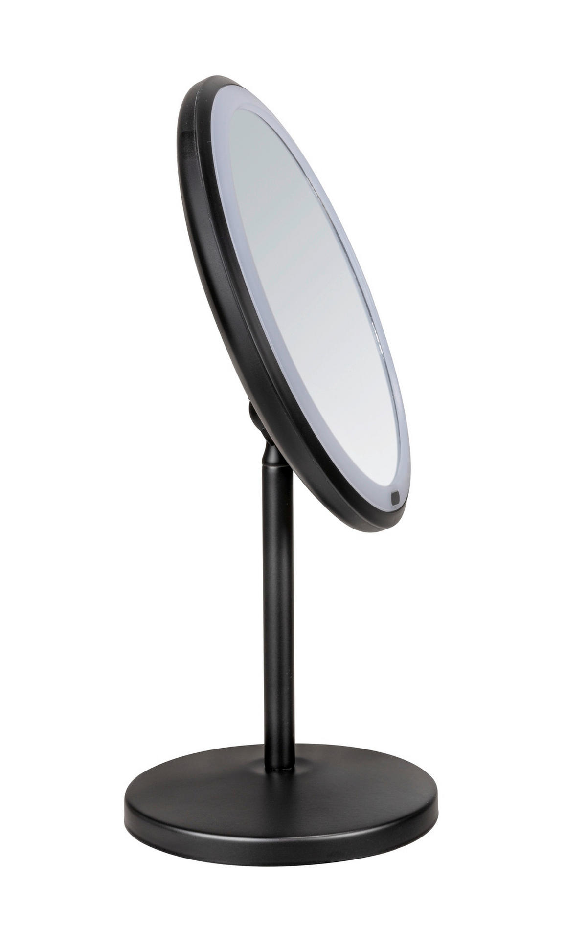 SCHMINKSPIEGEL 20/34/13,5 cm  - Schwarz, Basics, Glas/Kunststoff (20/34/13,5cm) - Wenko