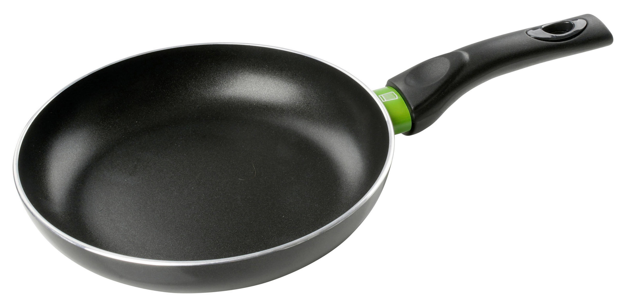 Tigaie Pentru Prăjit 20 cm  - verde/negru, Design, metal (20cm) - Chefkoch+Fackelmann