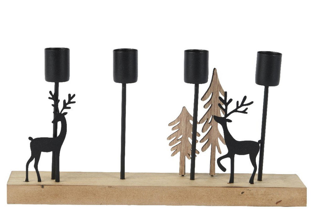 KERZENHALTER - Basics (28.00/5.00/13.50cm) - X-Mas