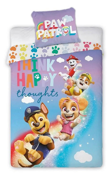 DJEČJA POSTELJINA 140/200 cm   - višebojno, Konvencionalno, tekstil (140/200cm) - Paw Patrol