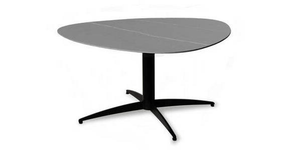COUCHTISCH - Schwarz/Grau, Design, Stein/Metall (75/75/40cm) - Xora