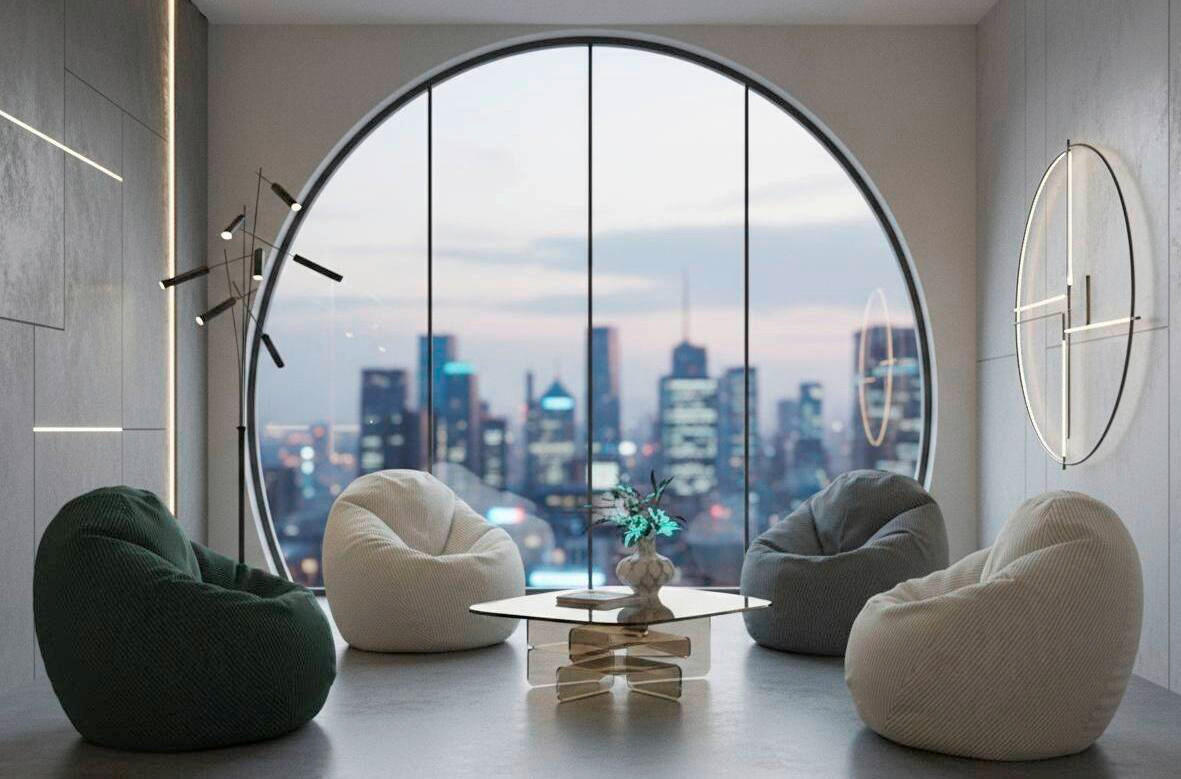 SITZSACK  - Dunkelgrün, Design, Textil (60/110/60cm) - MID.YOU