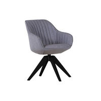 SCAUN CU BRAȚE in gri  - gri, Design (60/83/65cm) - Hom`in