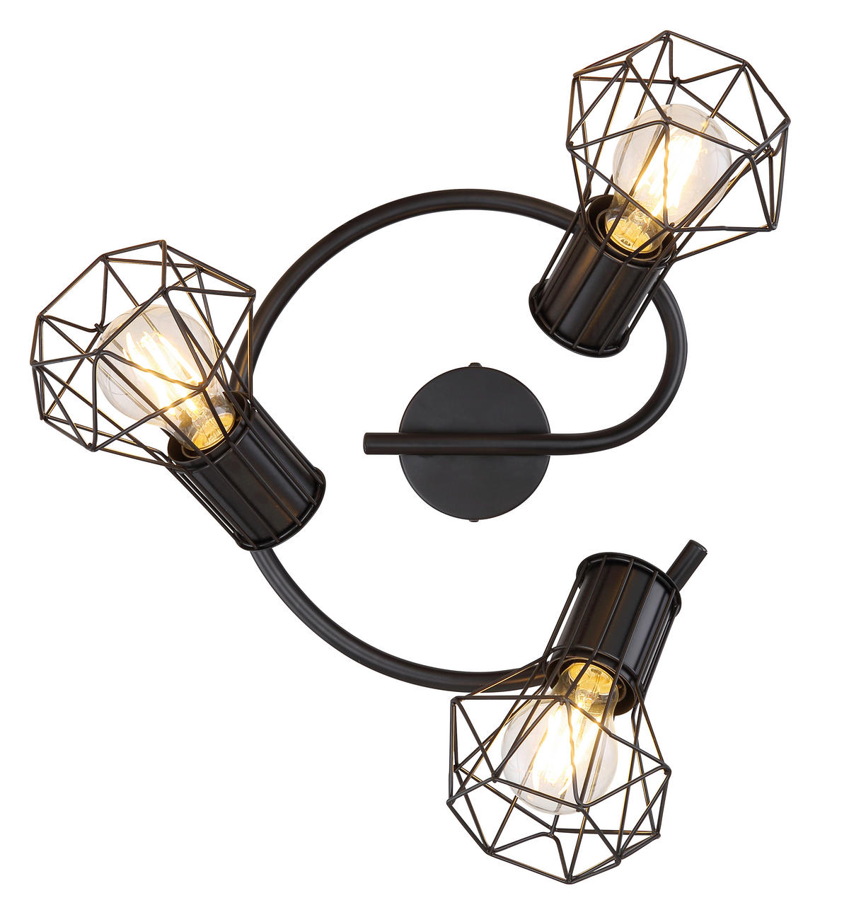 BODOVÉ SVÍTIDLO, 40 W/E27, 28,5/19 cm  - černá, Lifestyle, kov (28,5/19cm) - Marama