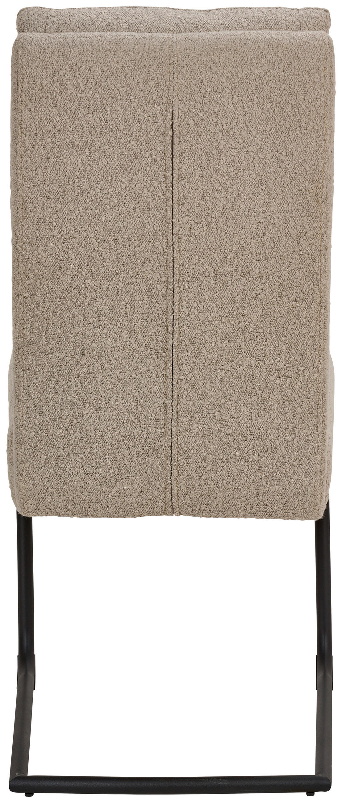 SCHWINGSTUHL   Bouclé  - Schwarz/Grau, MODERN, Textil/Metall (44/102/42cm) - Livetastic