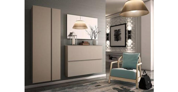 GARDEROBENSCHRANK 60/179/33 cm - Taupe/Anthrazit, Design, Holzwerkstoff (60/179/33cm) - Moderano