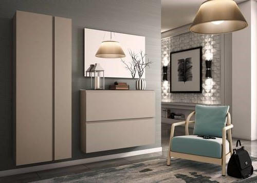 GARDEROBENSCHRANK 60/179/33 cm  - Taupe/Anthrazit, Design, Holzwerkstoff (60/179/33cm) - Moderano
