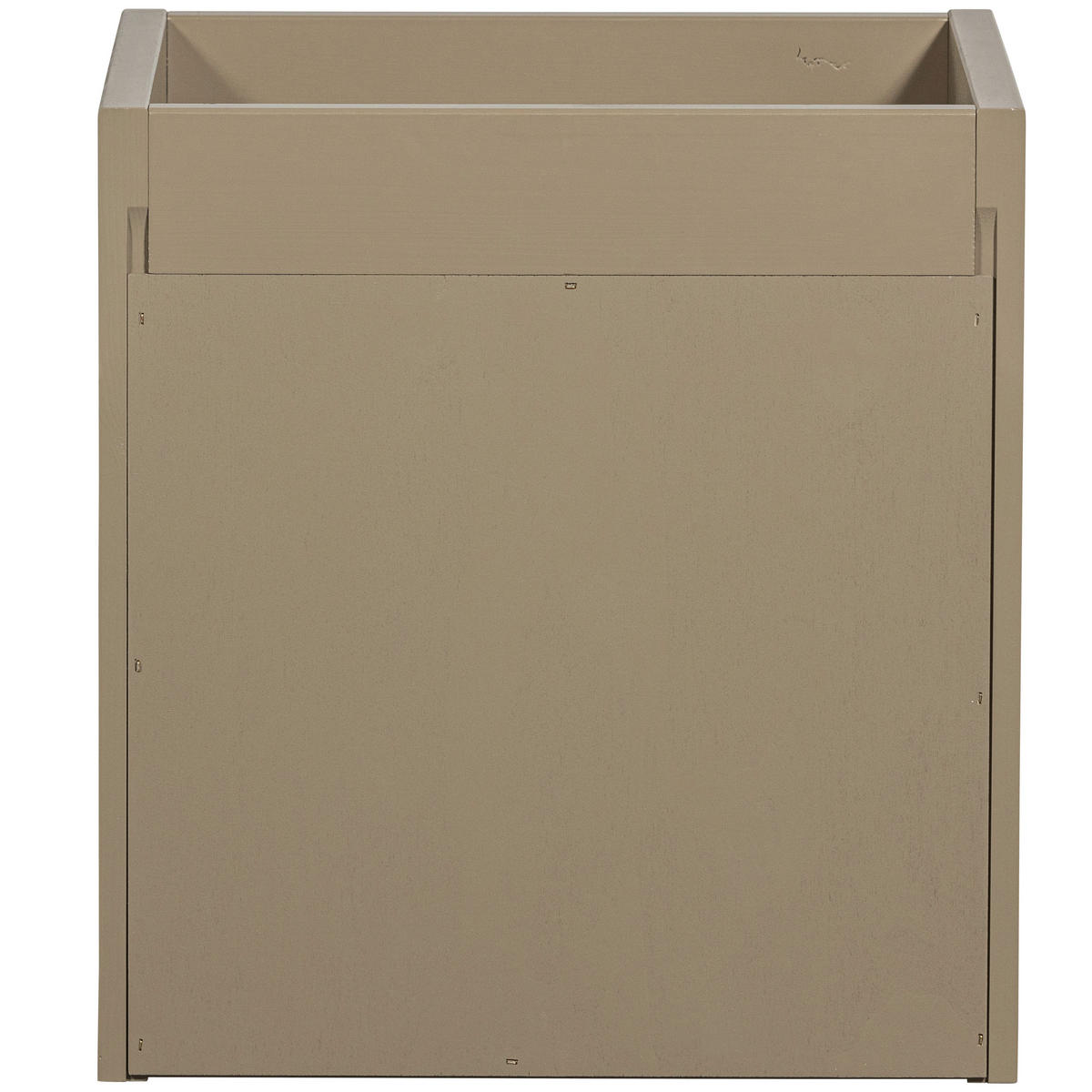 SCHALLPLATTENREGAL - Schlammfarben, Design, Holz (44/47/44cm) - Livetastic