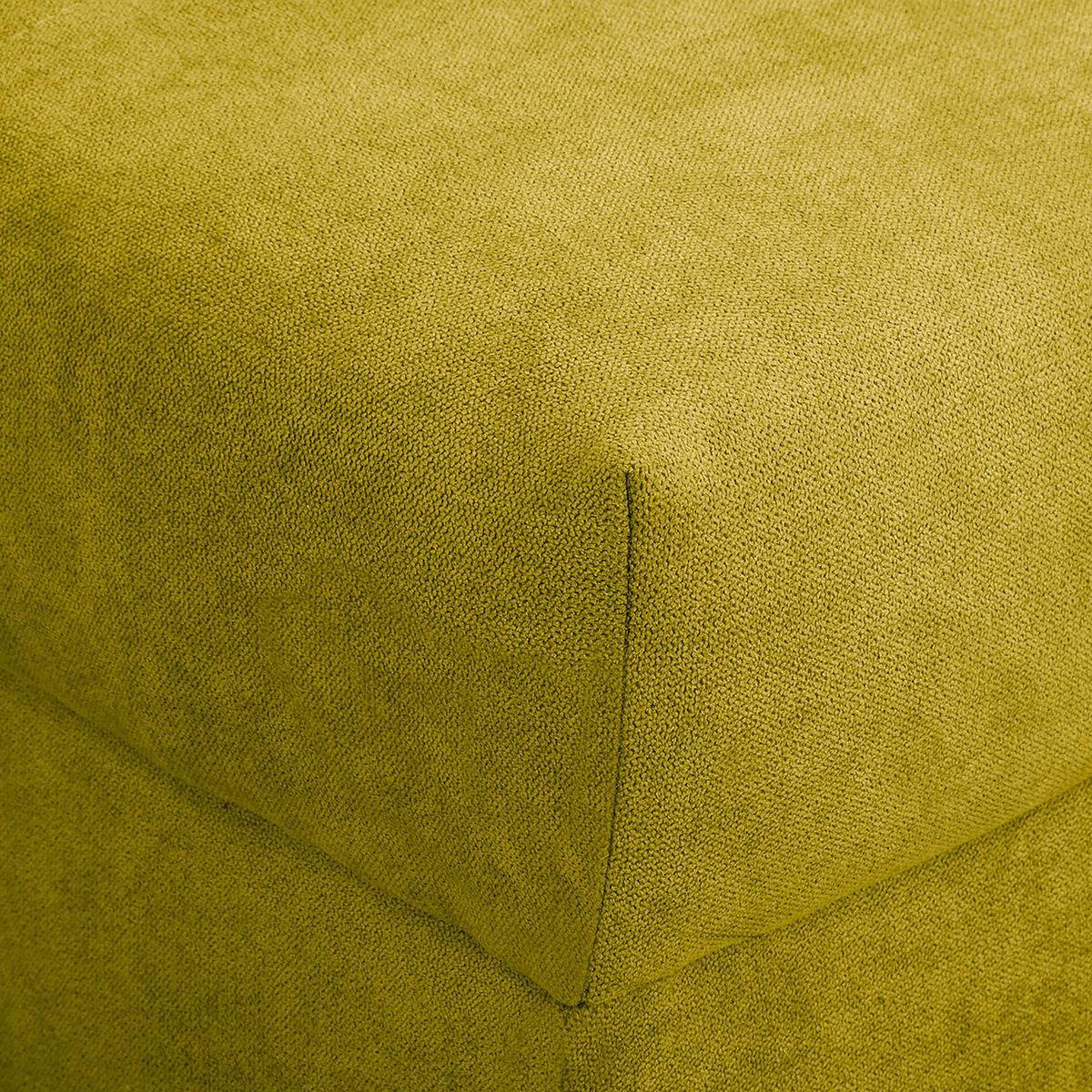 ECKSOFA Ariella Hellgrün Mikrofaser  - Naturfarben/Hellgrün, Design, Holz/Textil (161/231cm) - Livetastic