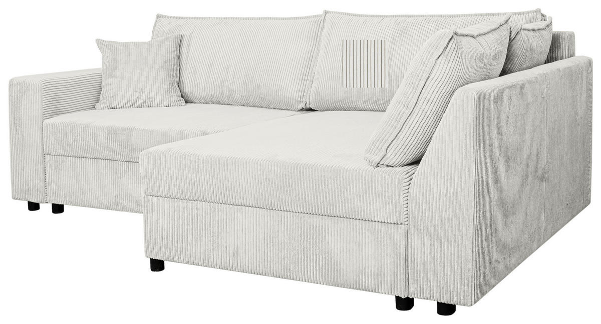 ROHOVÁ SEDAČKA, textil, prírodná farba - čierna/prírodná farba, Konventionell, textil/plast (245/153cm) - Carryhome