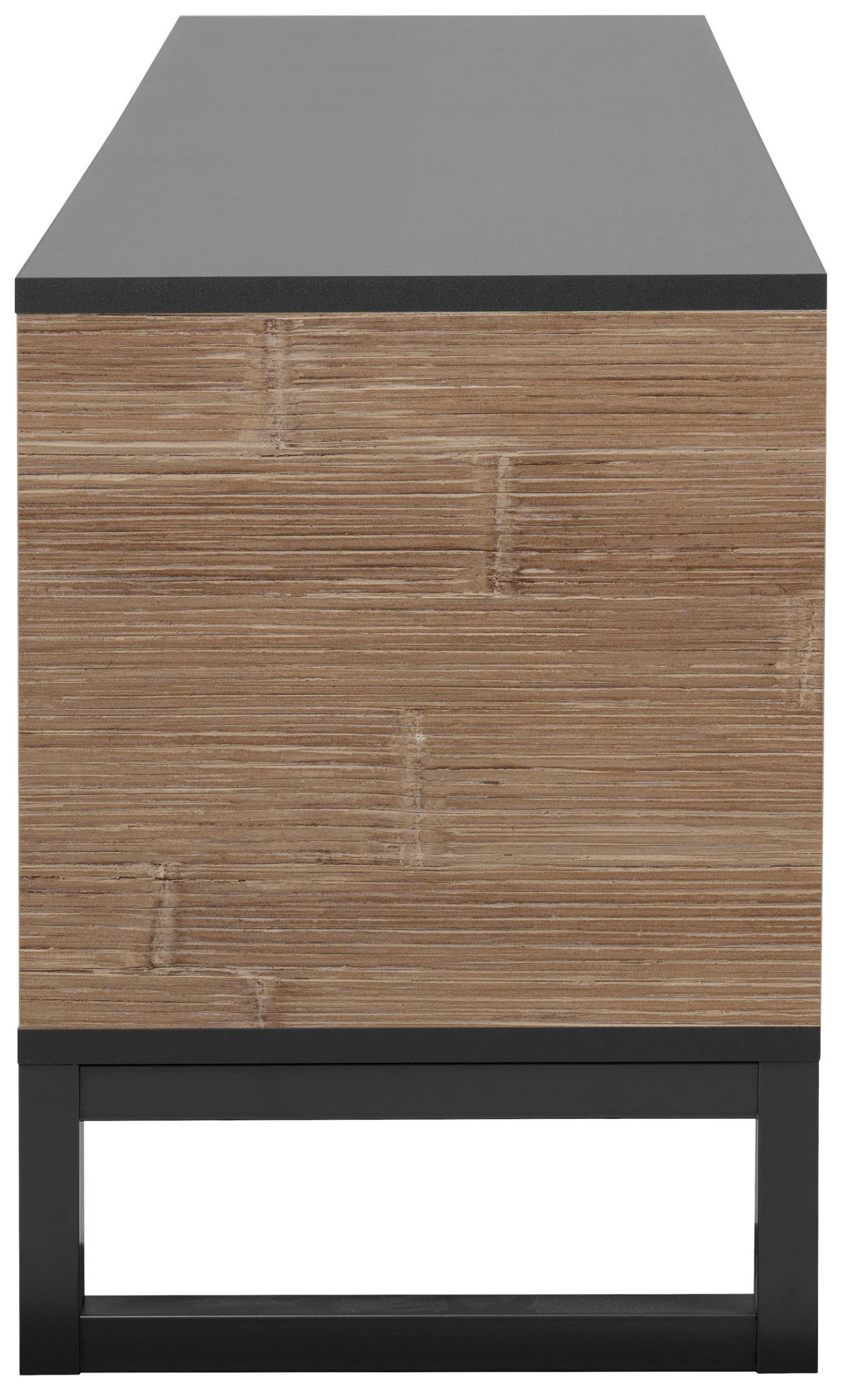 KOMODA POD TELEVIZI, antracitová,  - antracitová, Design, kompozitní dřevo/plast (160/56/40cm) - MID.YOU