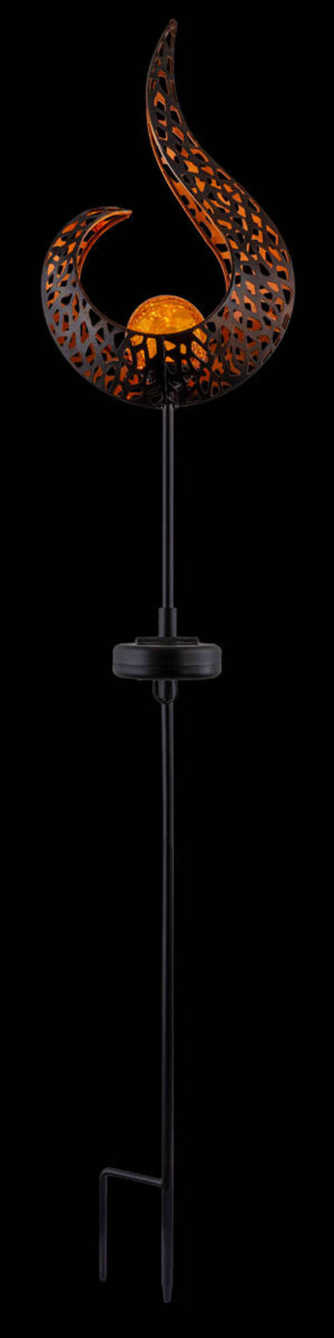SOLARLEUCHTE - Gelb/Goldfarben, Design, Glas/Metall (16,5/6,5/90cm) - Globo
