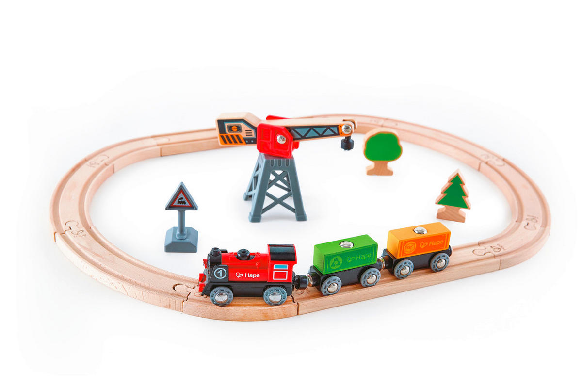 EISENBAHNZUBEHÖR - Multicolor, Basics, Holz/Kunststoff (50,0/40,0/40,0cm) - Hape