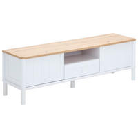 TV-SZEKRÉNY 158,5/50,3/45,5 cm  - Artisan tölgy/fehér, Romantik / Landhaus, faalapú anyag/fém (158,5/50,3/45,5cm) - home24