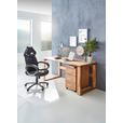 SCHREIBTISCH 160/70/75 cm  in Buchefarben  - Buchefarben, KONVENTIONELL, Holz (160/70/75cm) - Linea Natura