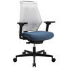 DREHSTUHL  in Flachgewebe Blau, Weiss  - Blau/Weiss, Modern, Kunststoff/Textil (47/100-112/45-51cm) - Topstar