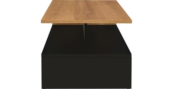 COUCHTISCH in Holz, Holzwerkstoff 90/55/42,5 cm  - Eichefarben/Schwarz, Design, Holz/Holzwerkstoff (90/55/42,5cm) - Carryhome