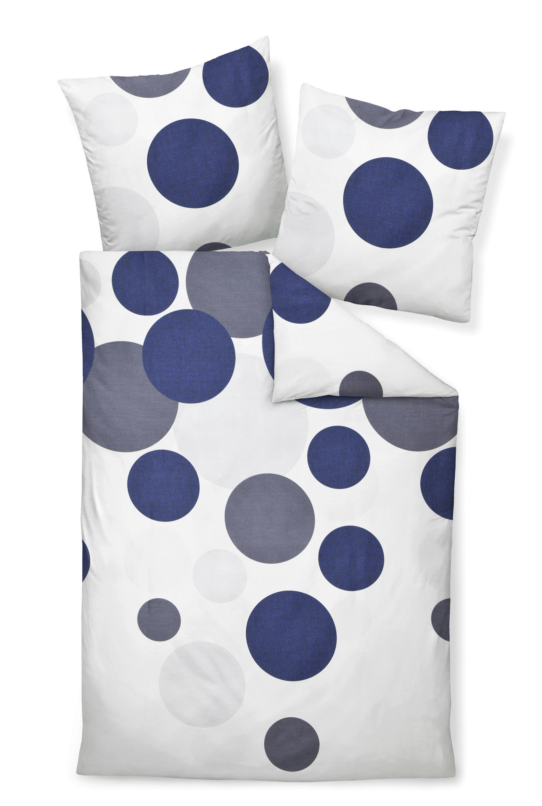 ÁGYNEMŰHUZAT-GARNITÚRA 140/200 cm  - kék, Basics, textil (140/200cm)