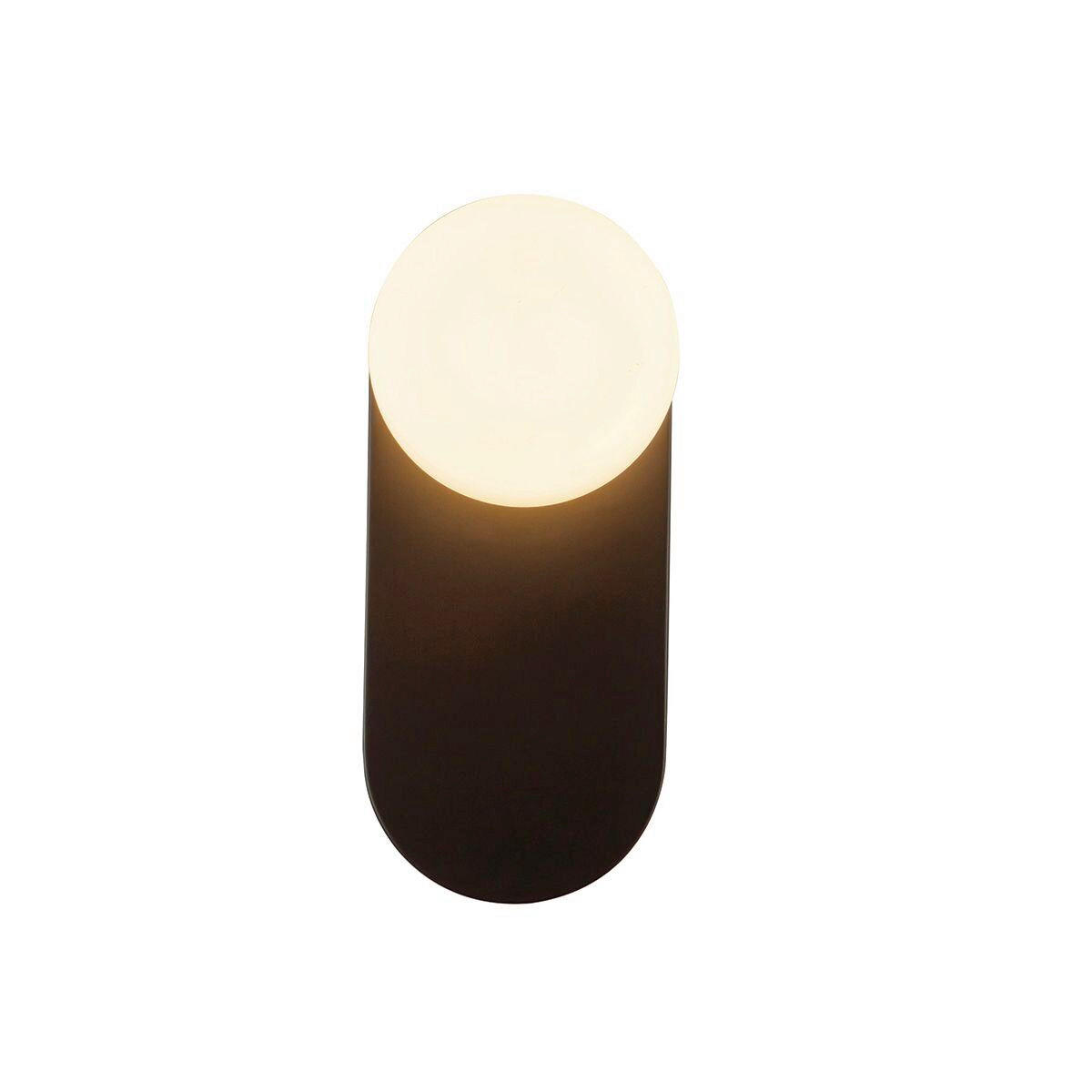 WANDLEUCHTE Alora Mood 32/14,2/12,1 cm  - Schwarz, Design, Glas/Metall (32/14,2/12,1cm) - Elstead Lighting