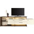 KOMODA LOWBOARD, šedá, bílá - bílá/šedá, Design, kov/dřevo (261,3/76,2/55,7cm) - Moderano KOMODA LOWBOARD, šedá, bílá - bílá/šedá, Design, kov/dřevo (261,3/76,2/55,7cm) - Moderano