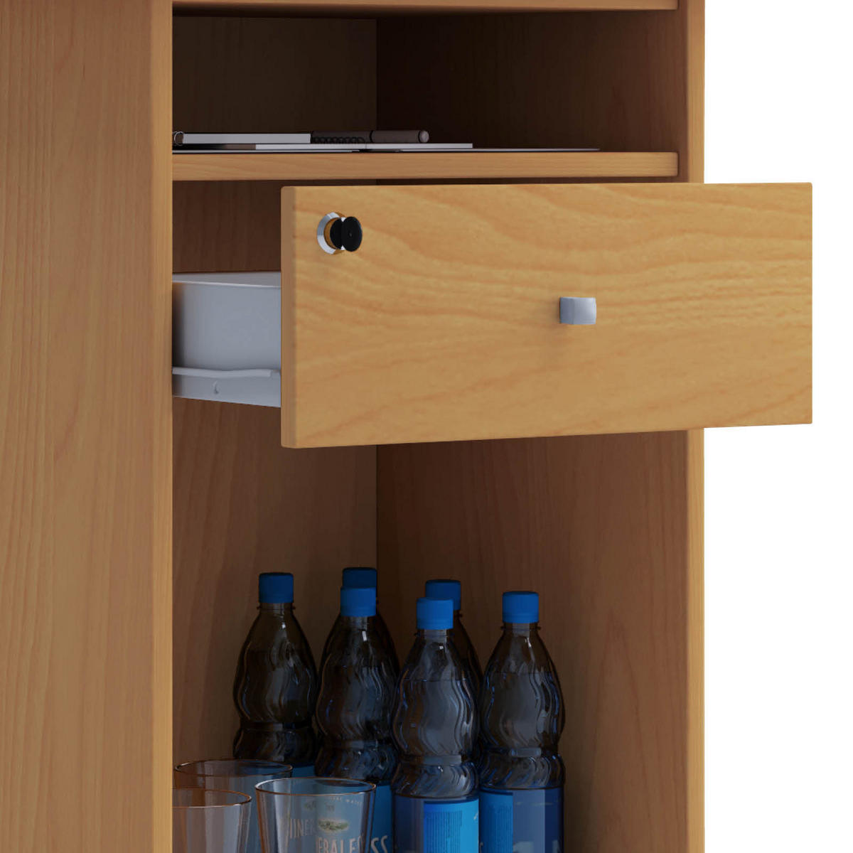 STEHPULT 60/50/108,3 cm  in Buchefarben  - Buchefarben, Modern, Holzwerkstoff (60/50/108,3cm) - MID.YOU