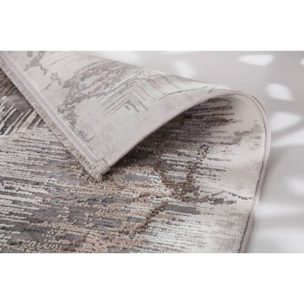 Thumbnail - Novel Webteppich, Creme, Beige, Textil, Struktur, rechteckig, 133x190 cm, pflegeleicht, Teppiche & Böden, Teppiche, Webt...
