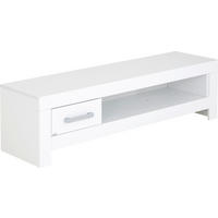 LOWBOARD Fiona  in 147,2/40,7/39,3 cm  - Chromfarben/Weiß, KONVENTIONELL, Holzwerkstoff/Metall (147,2/40,7/39,3cm) - Paidi