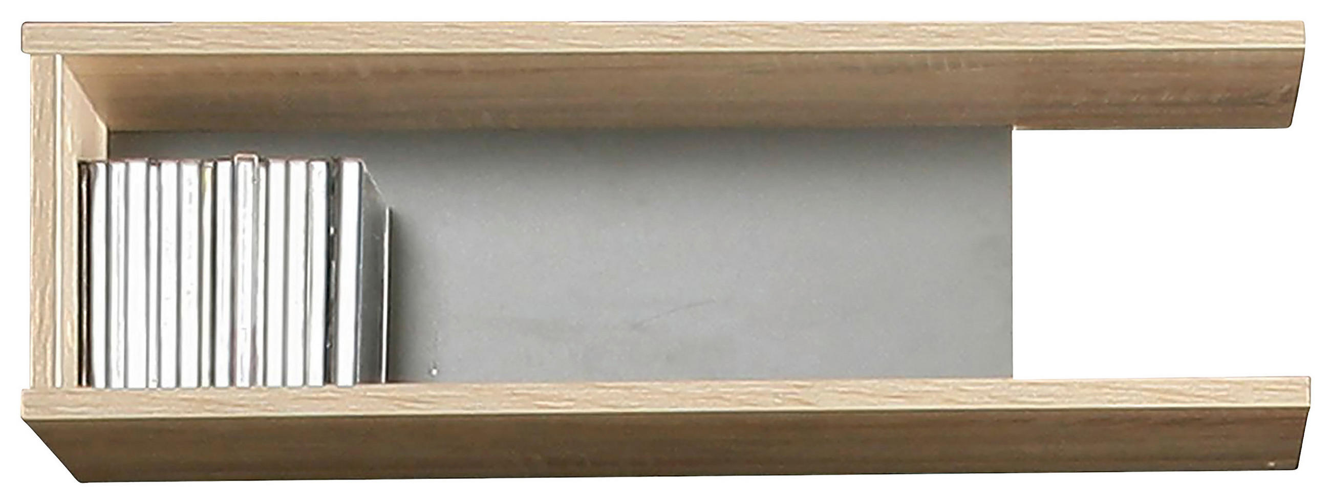 STENSKI REGAL 65/19,4/24 cm hrast sonoma  - barve hrasta/hrast sonoma, Design, leseni material (65/19,4/24cm) - Carryhome
