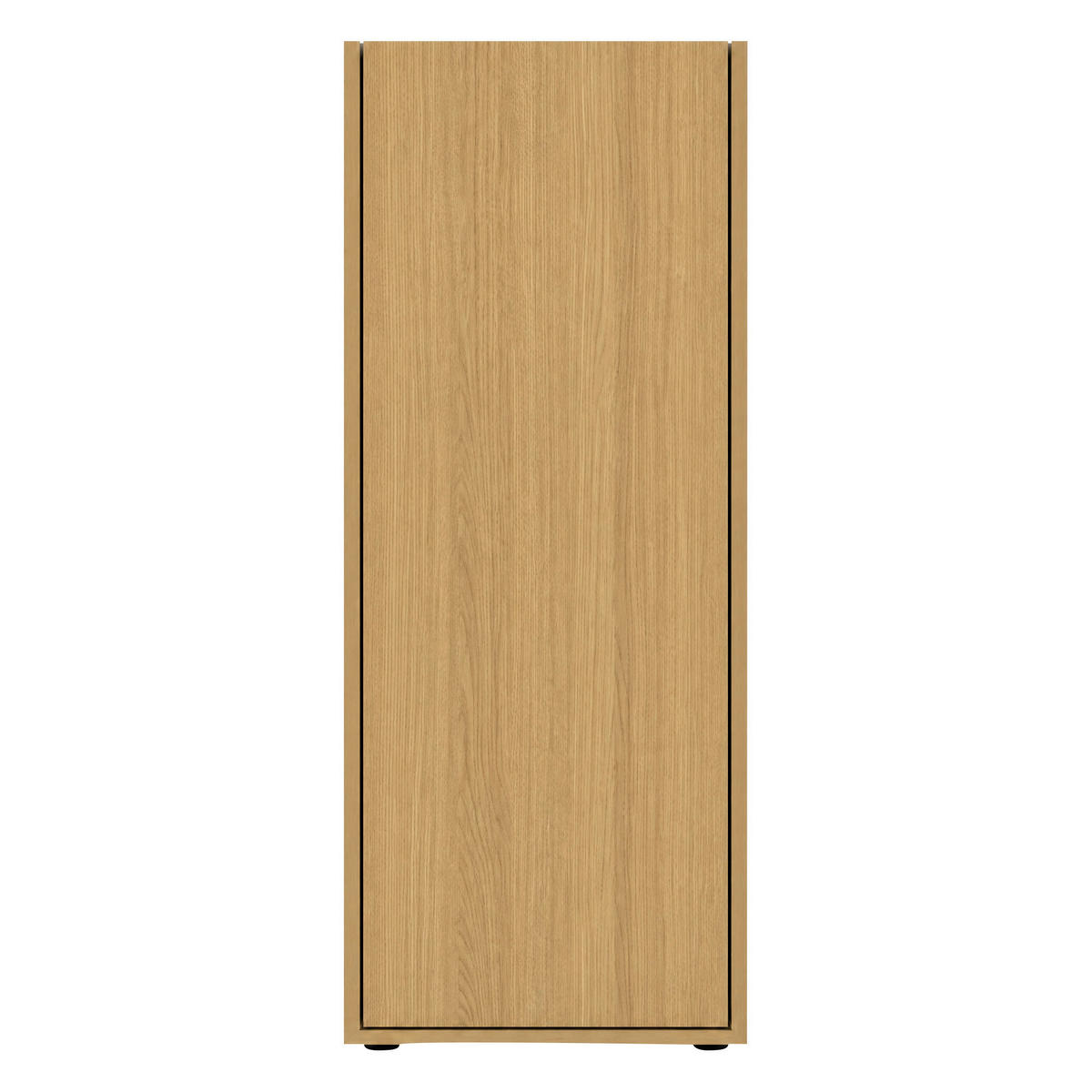 MIDISCHRANK 42/112/33 cm  - Eichefarben/Schwarz, Trend, Holzwerkstoff/Kunststoff (42/112/33cm) - MID.YOU
