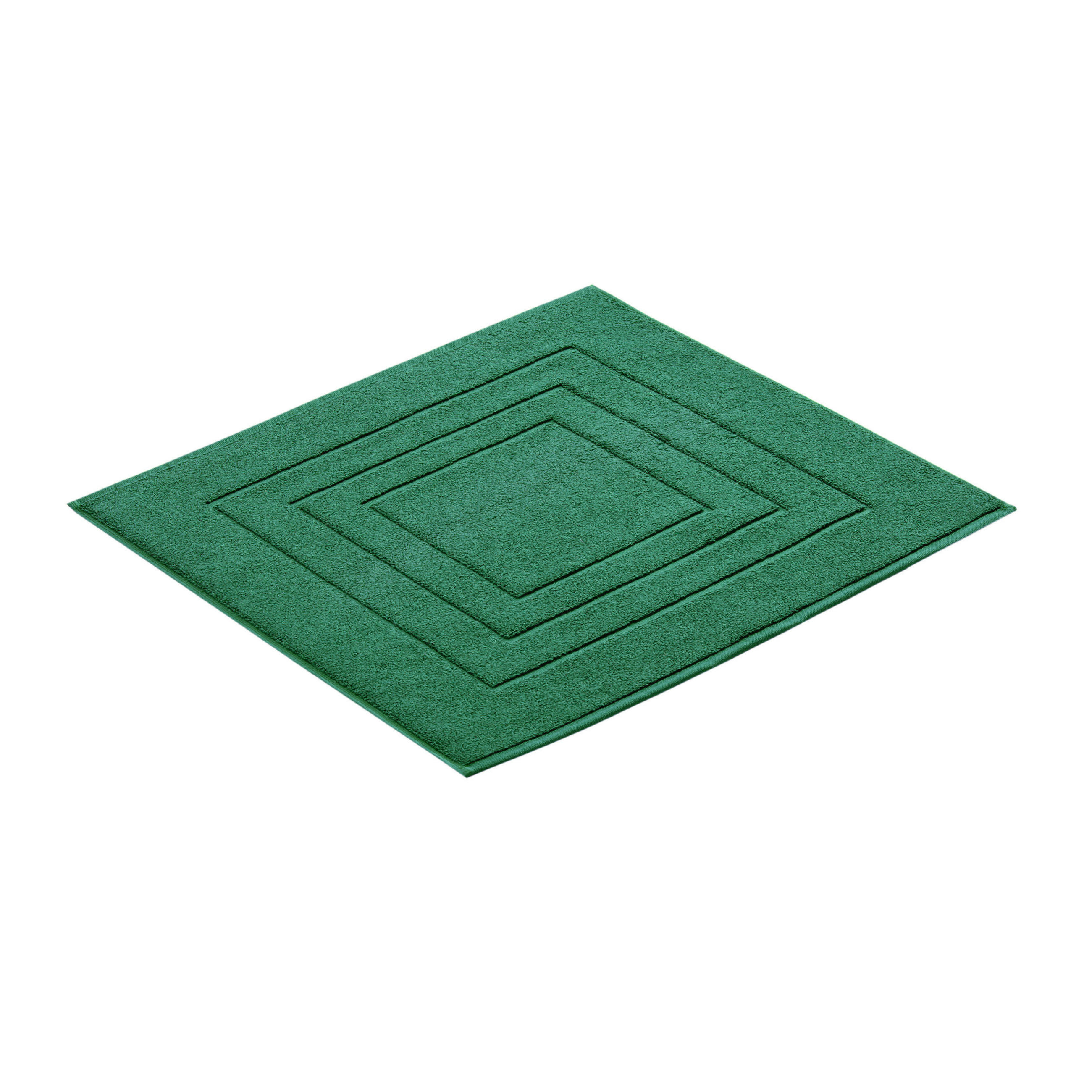 BADEMATTE Smaragdgrün 60/60 cm  - Smaragdgrün, Basics, Textil (60/60cm) - Vossen