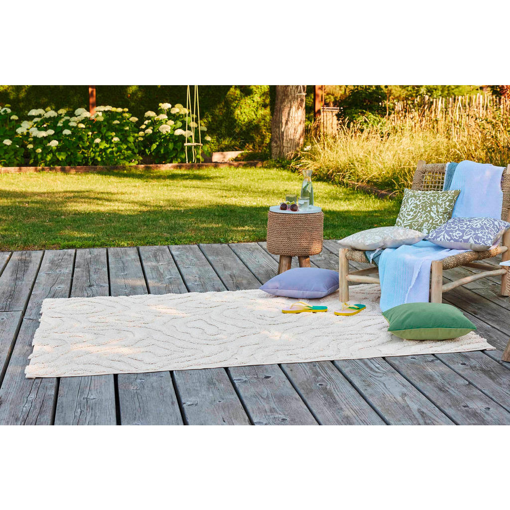 Thumbnail - Esprit Outdoorteppich Soul Jack, Beige, Textil, Uni, rechteckig, 160x225 cm, Textiles Vertrauen - Oeko-Tex®, für Fußbode...