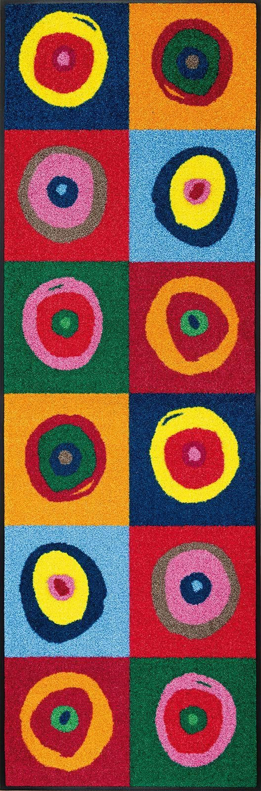 LÄUFER 60/180 cm Sergej Multicolor  - Multicolor, KONVENTIONELL, Kunststoff/Textil (60/180cm) - wash+dry