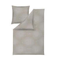 BETTWÄSCHE Atelier Makosatin 155/220 cm  - Taupe, Design, Textil (155/220cm) - Estella
