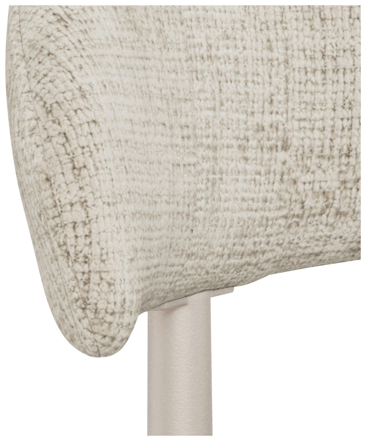STUHL Webstoff Beige  - Beige/Grau, Trend, Textil/Metall (56/77/55cm) - MID.YOU